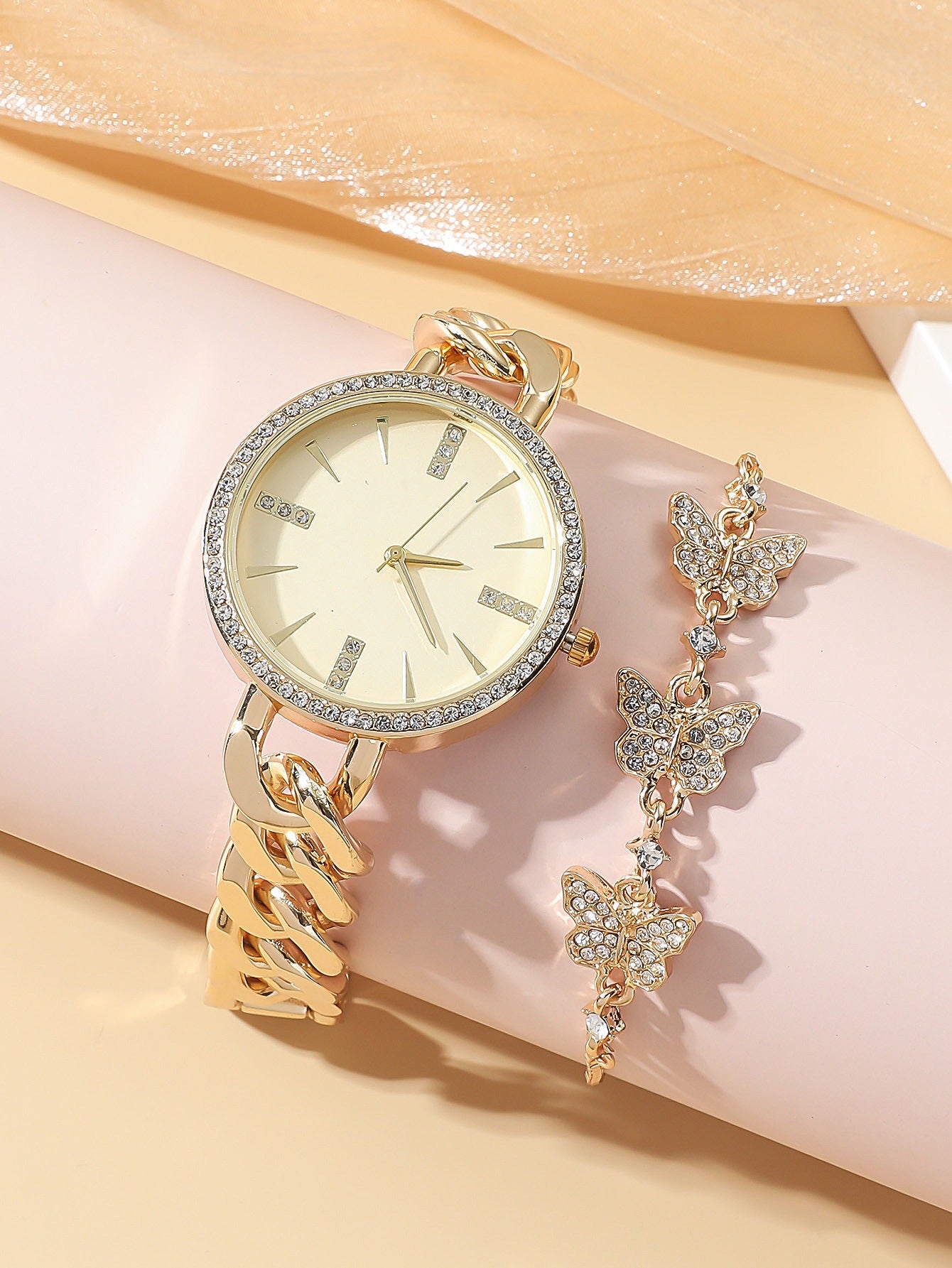 Damearmbåndsur Enkelt Tyndt Rem Armbåndsur