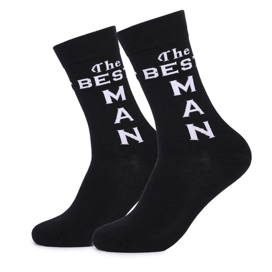 Fashion Christmas Cotton Mid-calf Letter Socks