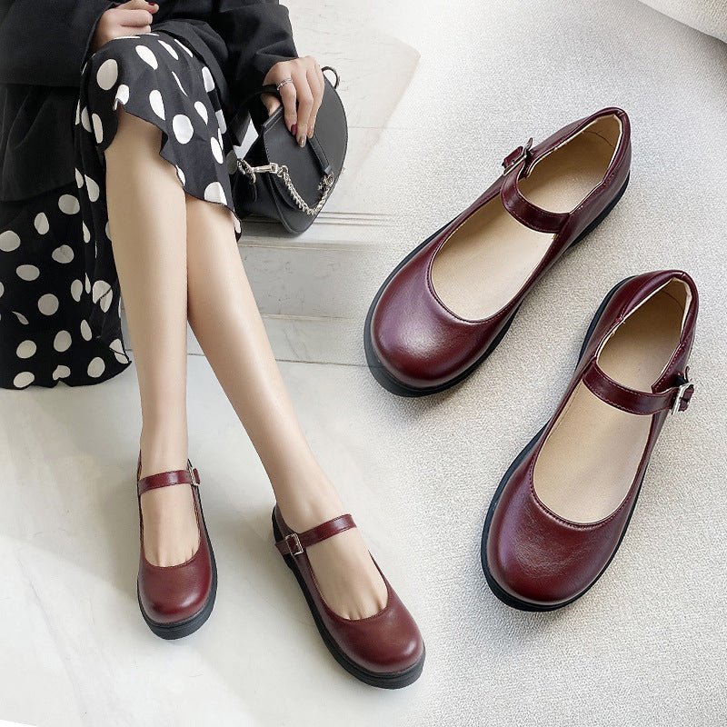 New Women's Shoes With Shallow Buckle