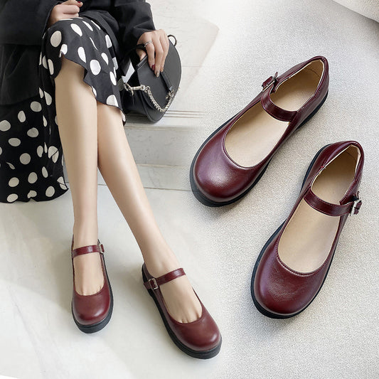New Women's Shoes With Shallow Buckle