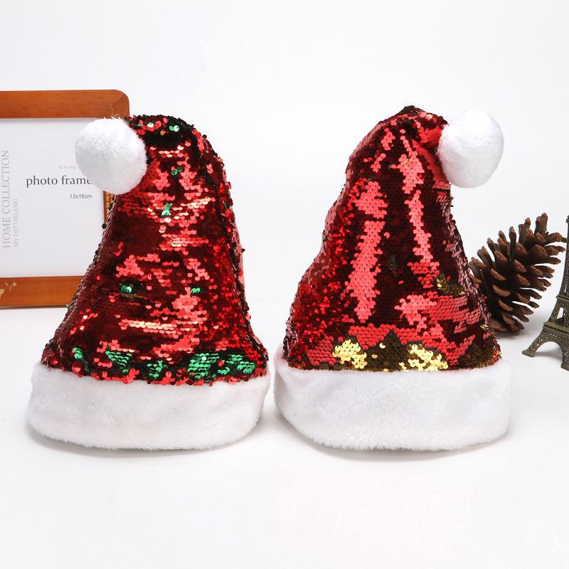 Women's Fashion Short Plush Christmas Hat