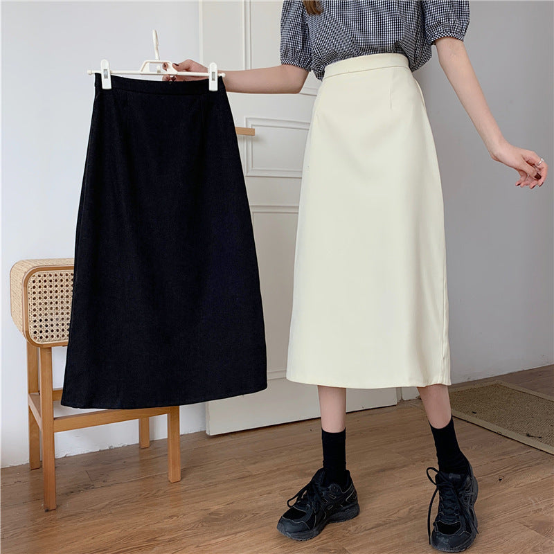 Hong Kong Style Fashion Skirt Summer New High Waist Look Taller