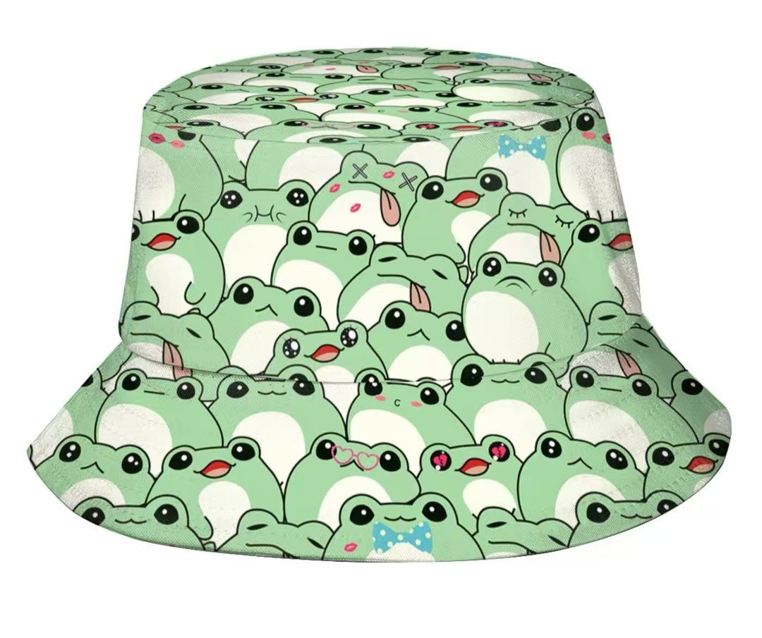 Creative Pattern Series Double-sided Wear Sunshade Breathable Bucket Hat