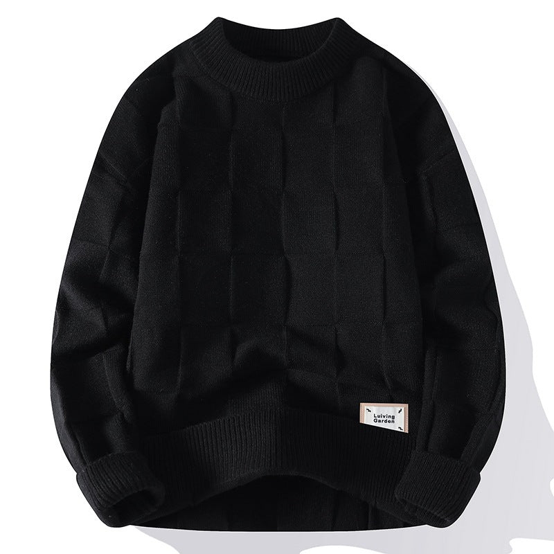 FallWinter Fashionable Casual Crew-Neck Sweater For Men