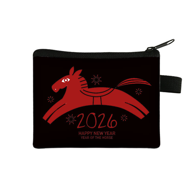 New Years Lucky Wallet Portable High Capacity Cardholder And Coin Organizer