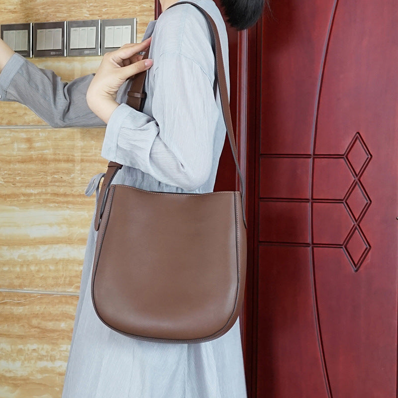 Large Capacity Bucket Versatile One Shoulder Crossbody Bag