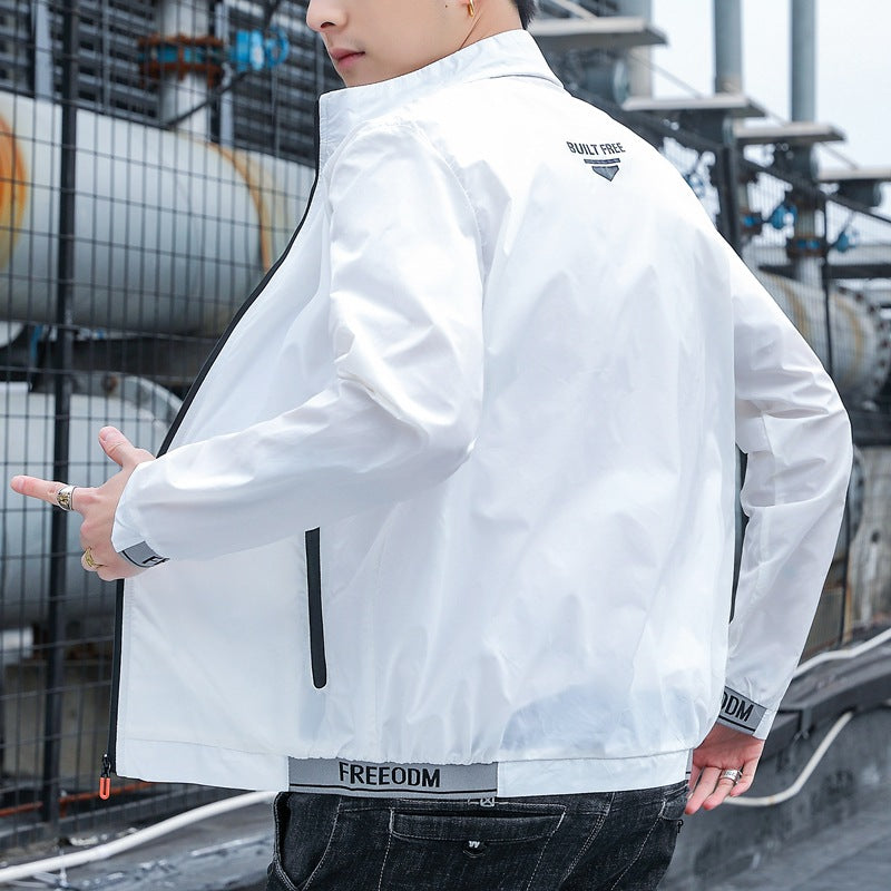 Men's Lapel Casual UV Protection Jacket