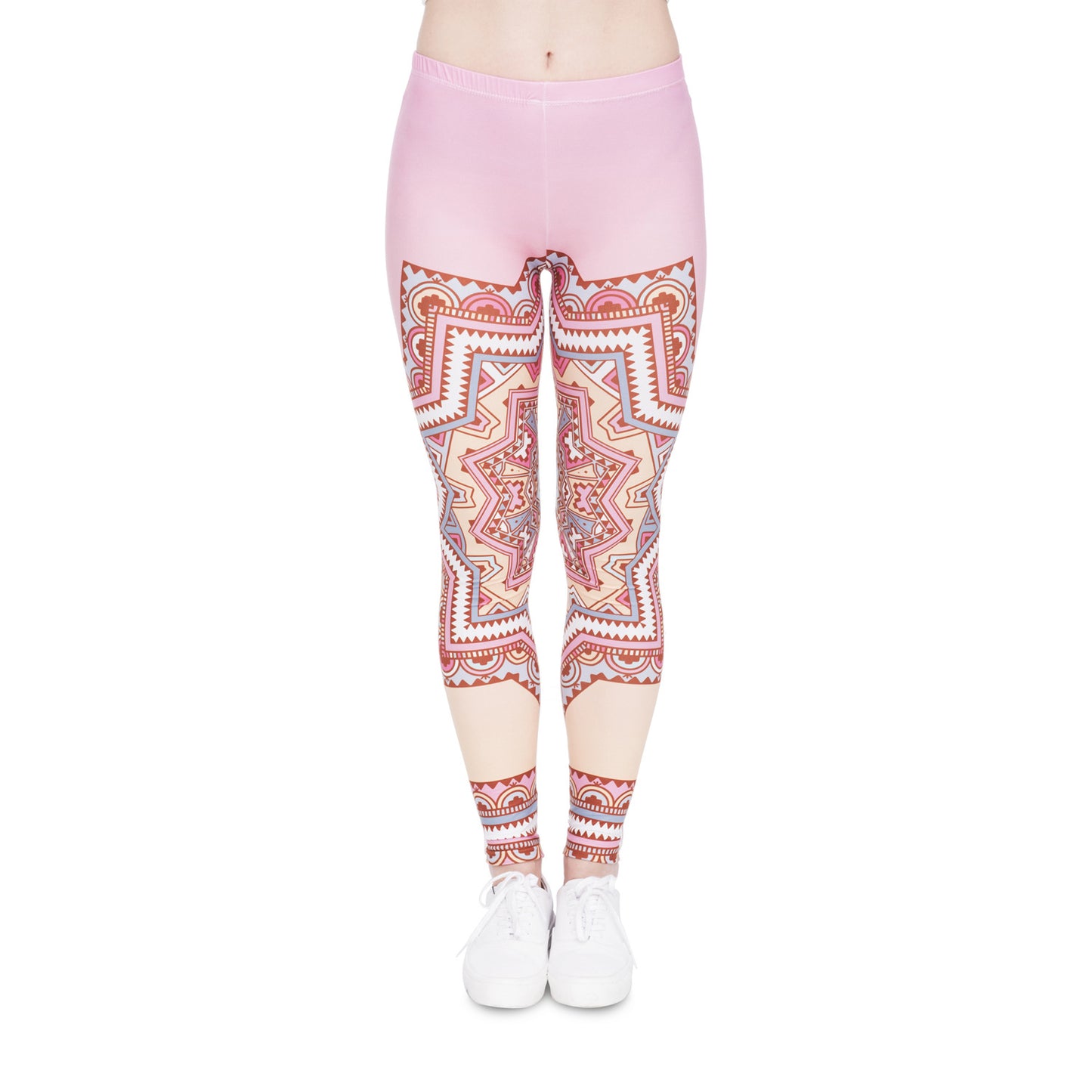 Digital printed cropped trousers