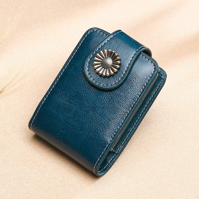 Women's Trumpet Simplicity Solid Color Cosmetic Bag