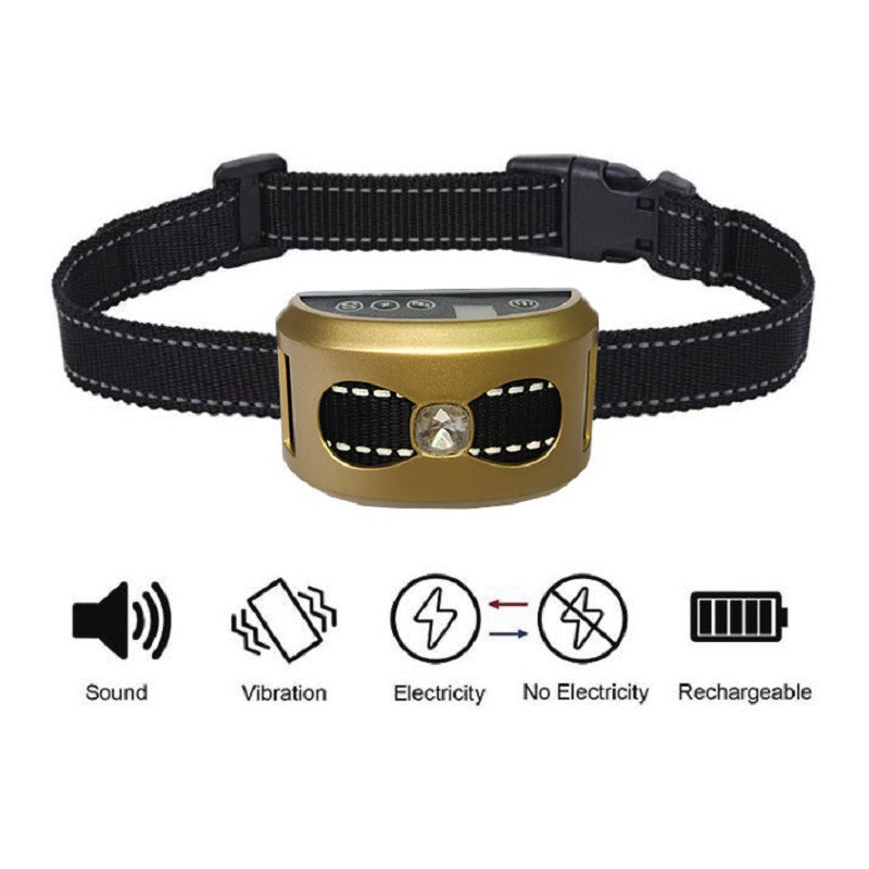 Pet Bark Stopper Electric Shock Vibration Collar