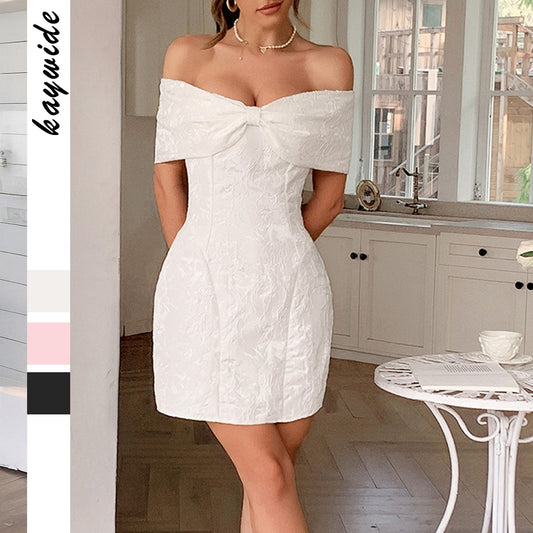 Elegant Off-the-Shoulder Tube Dress For Women