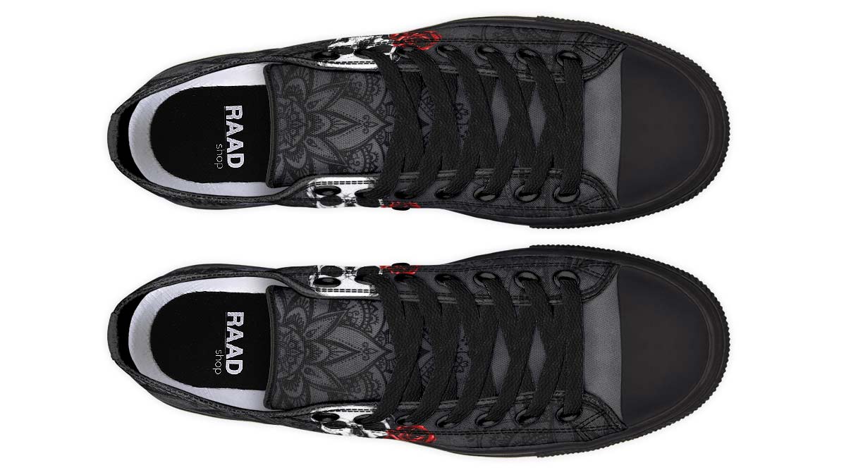 Fashion Print Couple Low-Top Canvas Shoes