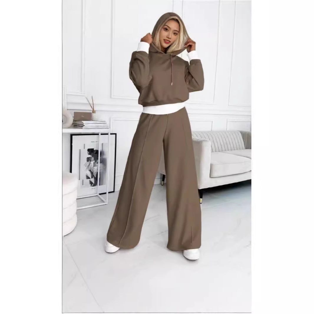Best-selling Hooded Sweatshirt And Casual Outfit Set 2 Pieces