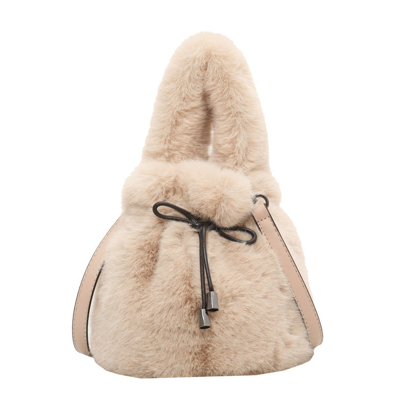 Mink Fashion Celebrity Cute Mini Ins Wrist Lantern Bag