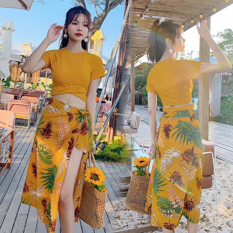 Slimming Hugging Sexy Bikini Swimsuit Three Piece Set