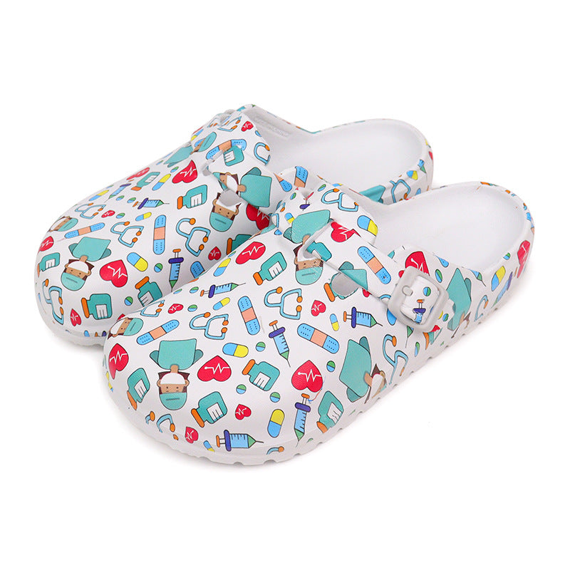 Operating Room Slippers EVA Toe Box Soft Bottom Protection