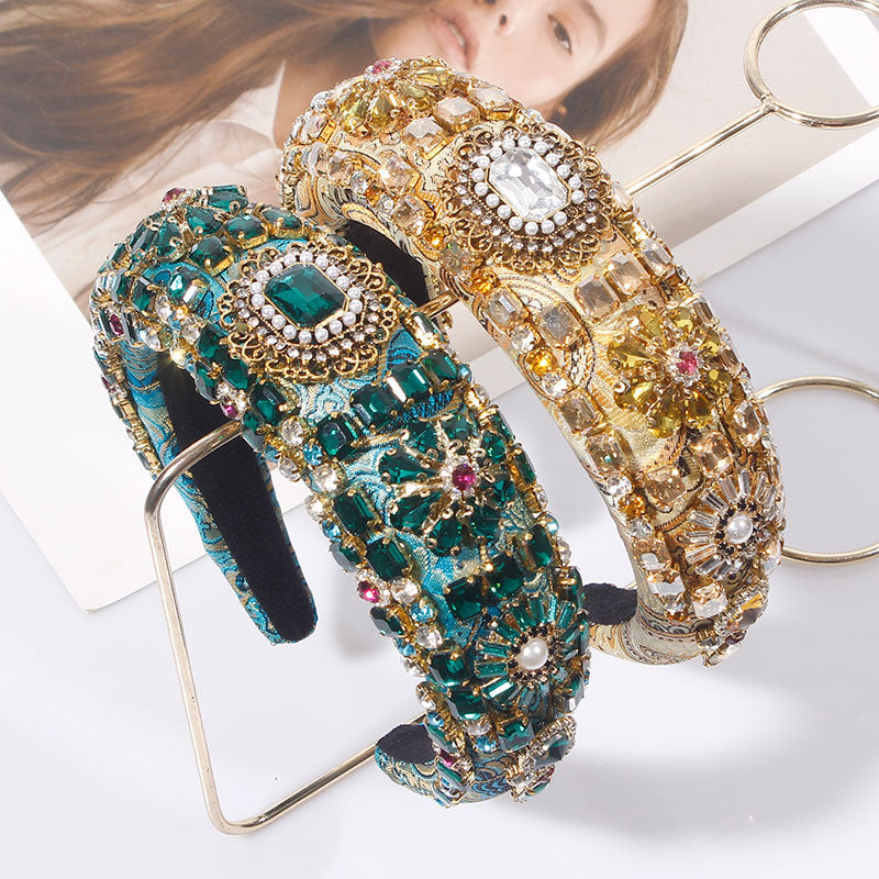 Baroque Color Crystal Style Headband