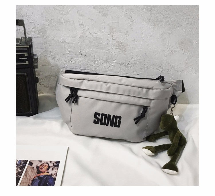 Nylon Shoulder  Large Capacity Chest Bag