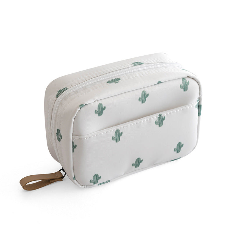 Ink Color Tone Simple Portable Printed Makeup Bag