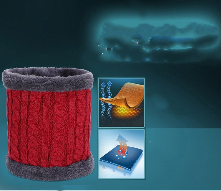 Plush Thick Woolen Hat For Outdoor Cold Protection