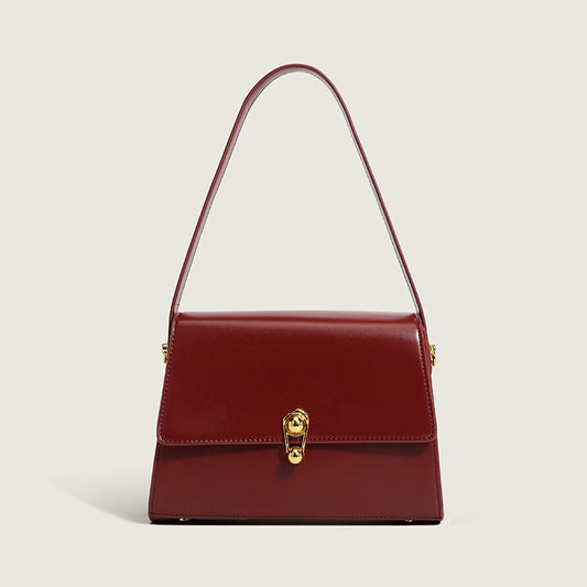Solid Color Square Portable Shoulder Messenger Bag