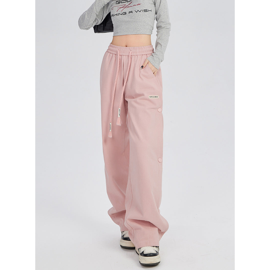 Fashion Men's Loose Straight Wide-leg Pants