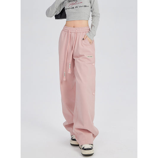Fashion Men's Loose Straight Wide-leg Pants