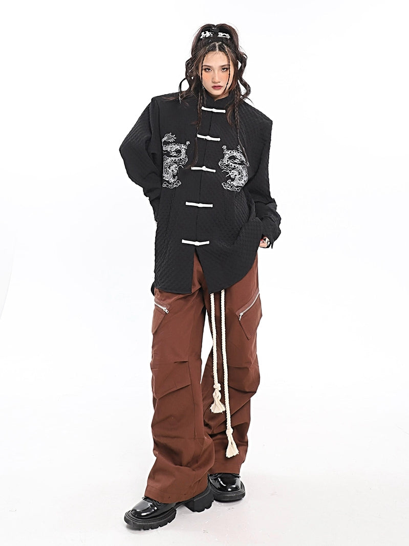 High Waist Loose Casual Pants