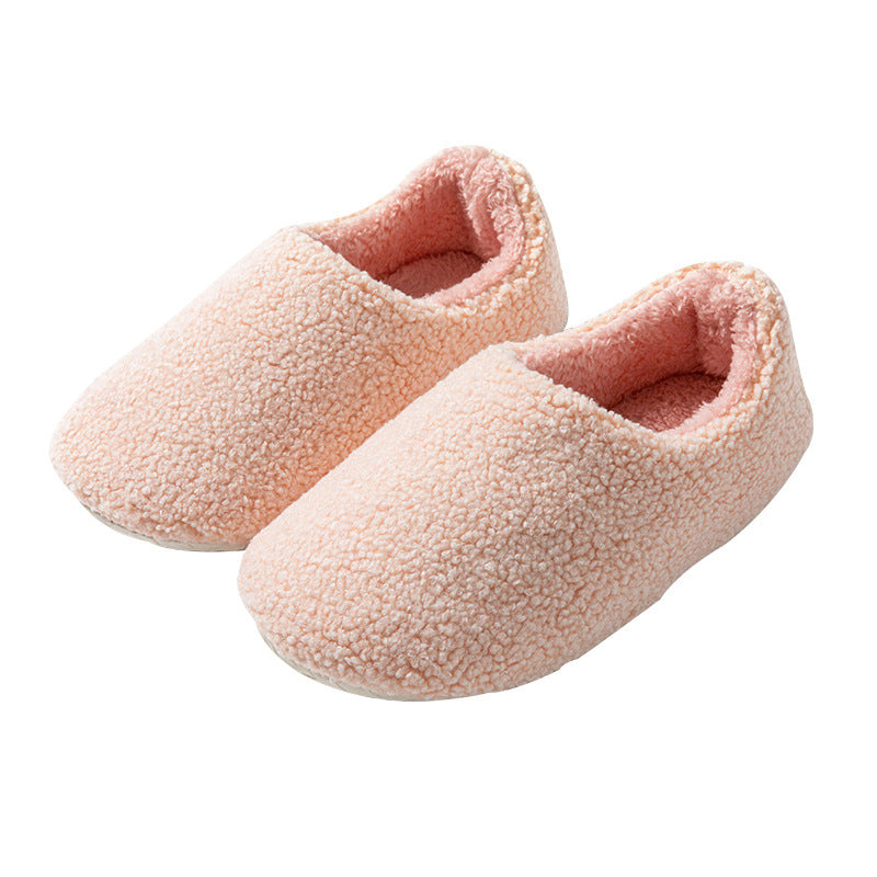 Furry Interior Home Women's Warm Four Seasons Confinement Cotton Slippers