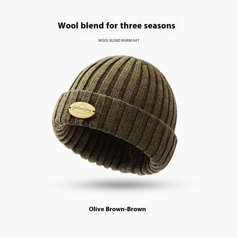 Warm Hat Scarf Integrated Fleece-lined Thick Mask Windproof