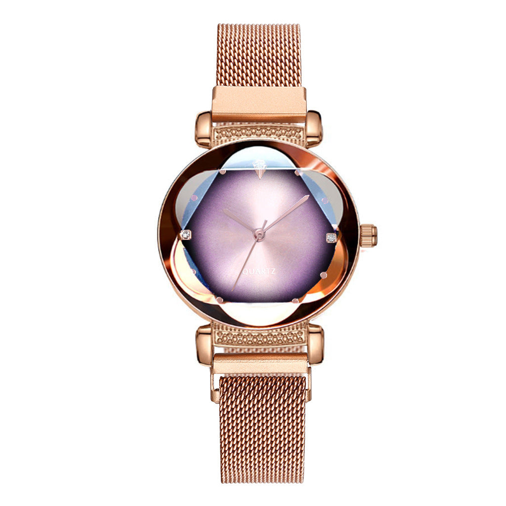 Temperament Ladies Gradient Color Quartz Ladies Watch