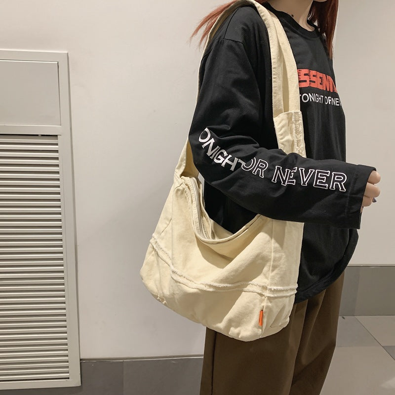Couple Canvas Large Capacity Messenger Bag