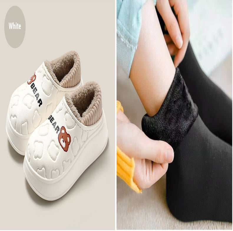 Eva Waterproof Cotton Slippers Women's Winter