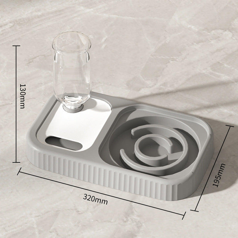Anti Overturning Automatic Drinking Water Cat And Dog Food Bowl
