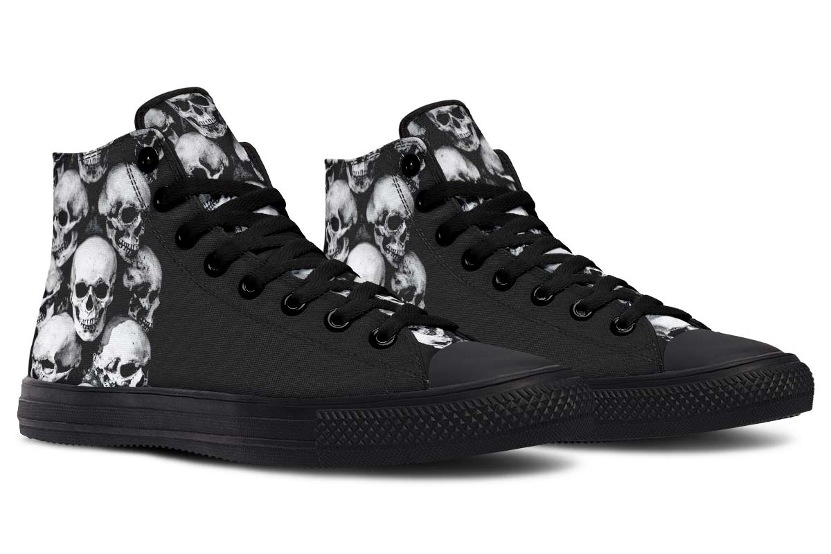 Printed Couple High-top Canvas Shoes