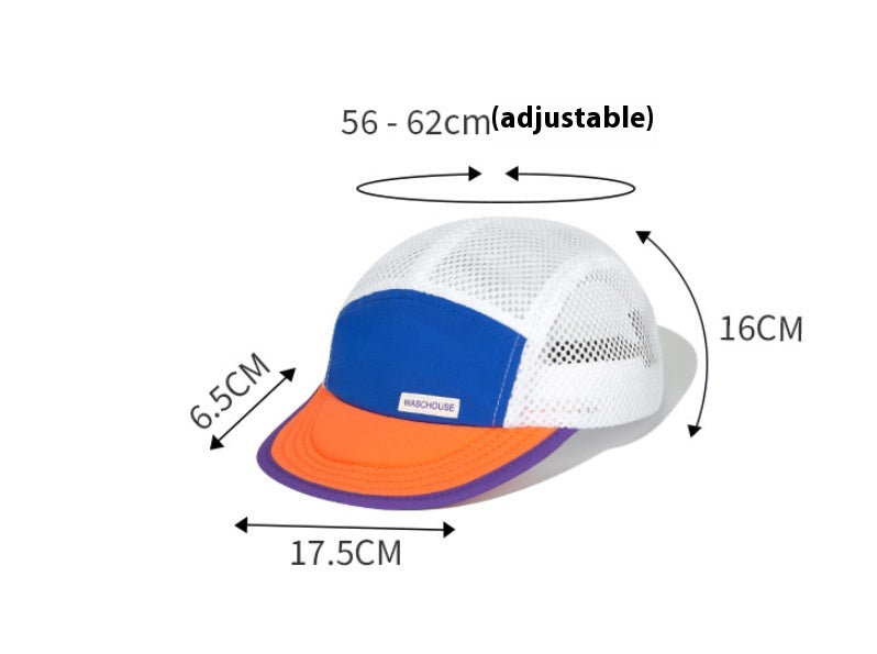Storage Outdoor Flat Brim Five-piece Sun Hat