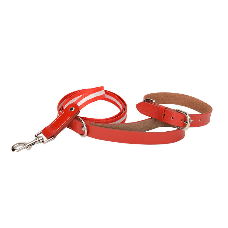Multi-color Comfortable And Continuous Pet Dog Collar Traction Rope