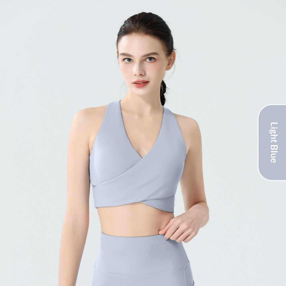 Shock-Resistant Push-Up Yoga Sports Bra Top For Fitness