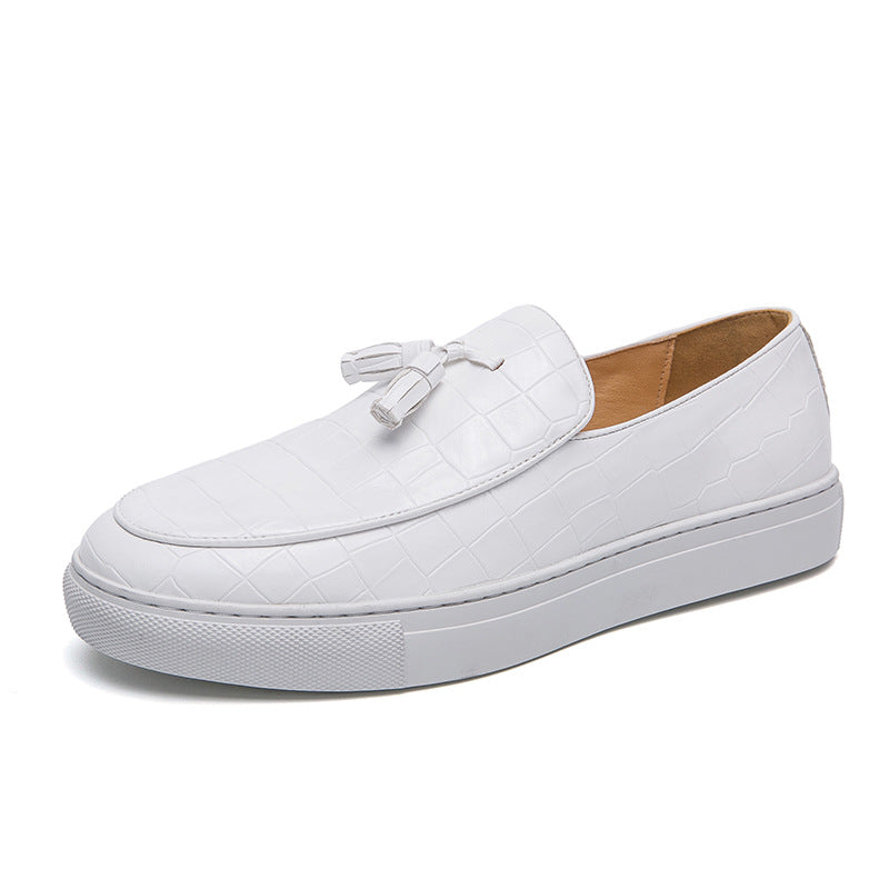 Fashionable And Simple Men's Lazy Casual Leather Shoes