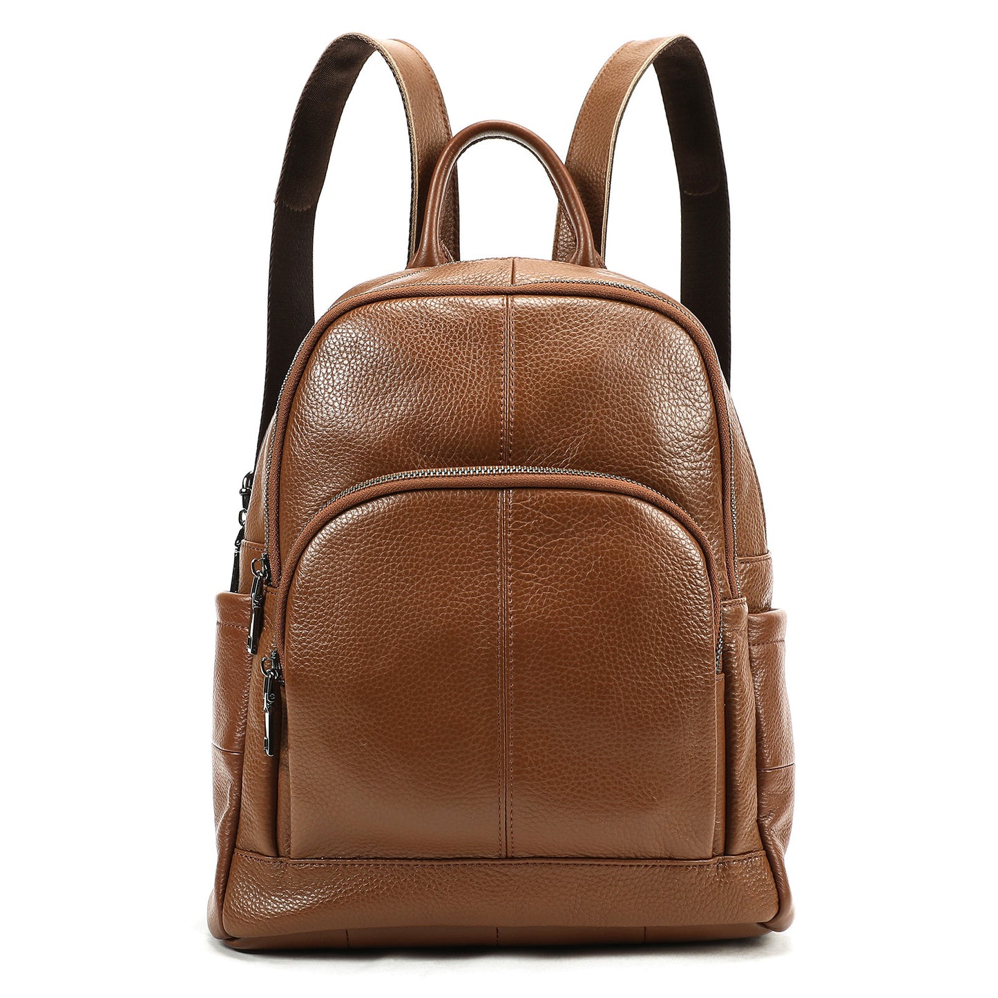Elegant And Casual Leather Womens Backpack