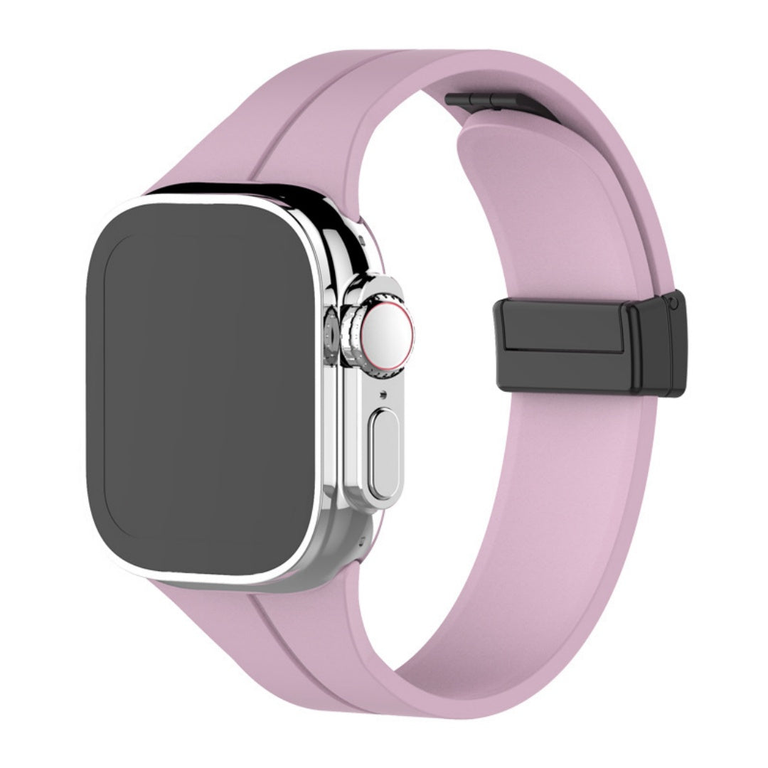 Folding Buckle Strap Sports Silicone Butterfly Buckle Strap