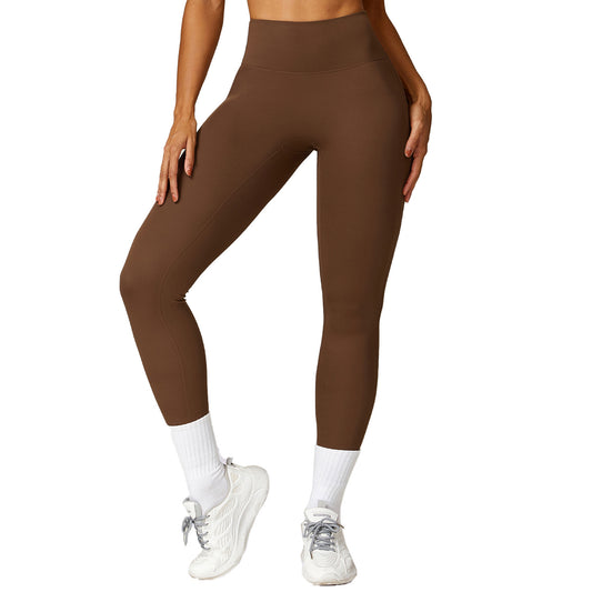 Hurtigtørrende Nude Feel Hip Raise Yoga Leggings til Kvinder