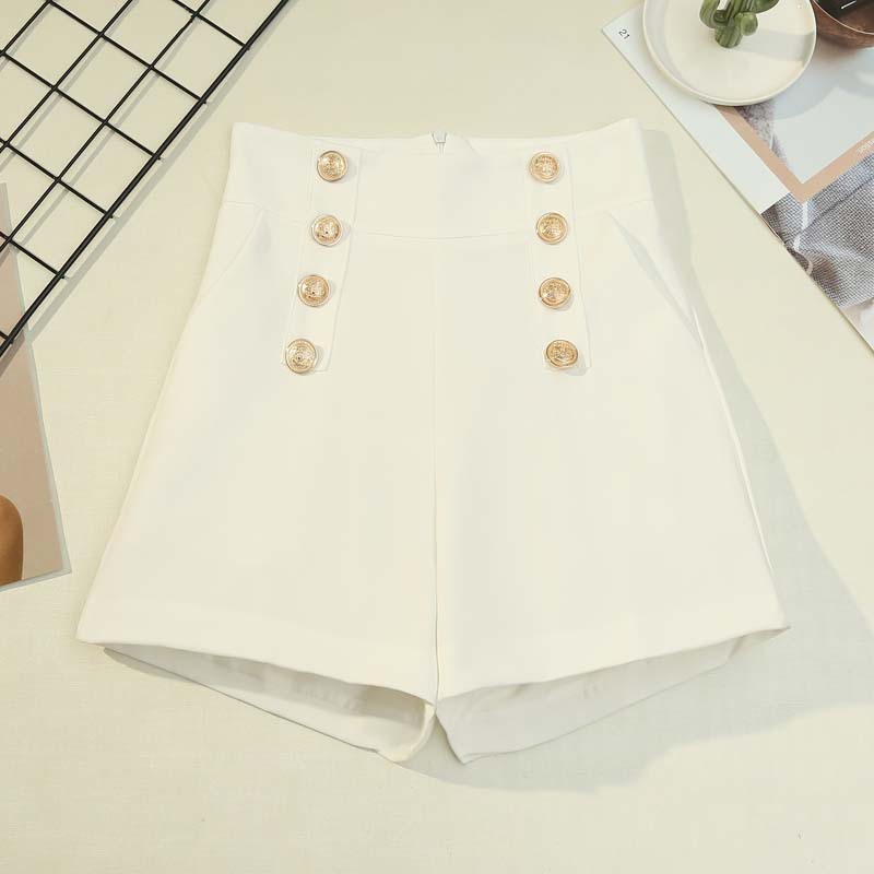 Women's High Waist Solid Color Straight Casual Wide-leg Pants