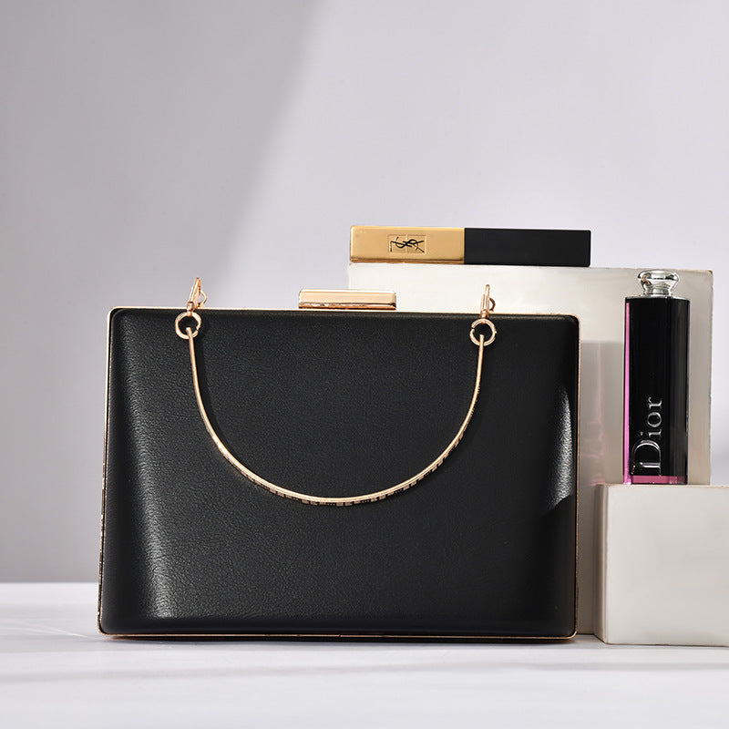 Solid Color European And American Style Simple Double Ring Bag