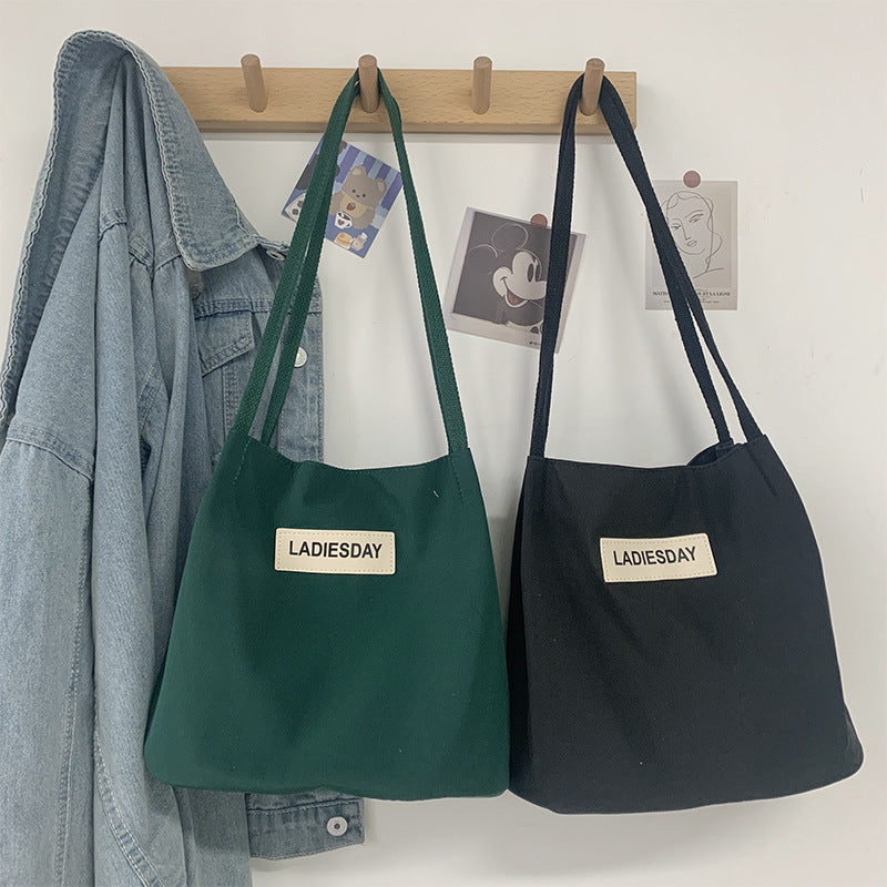 Women's One Shoulder Nylon Waterproof Canvas Bag