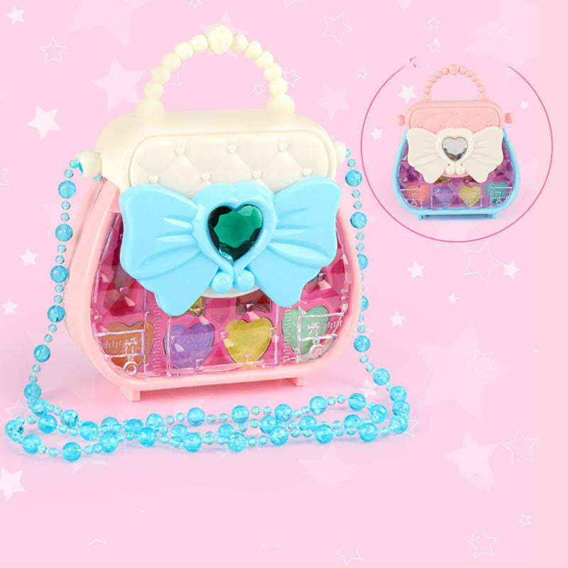 Children's Cosmetics Toy Set Non-toxic Little Princess Makeup Messenger Bag