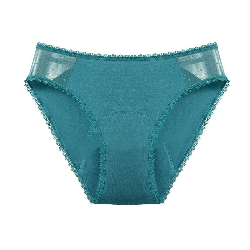 Sexy Lace Washable Women's Underwear Leak Proof