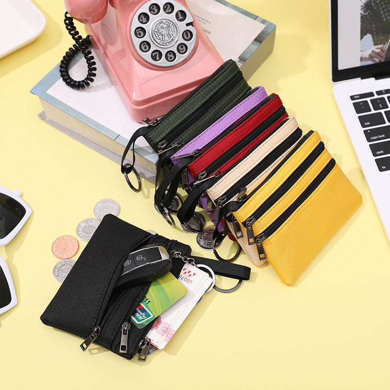 Womens Stylish Mini Canvas Coin Purse