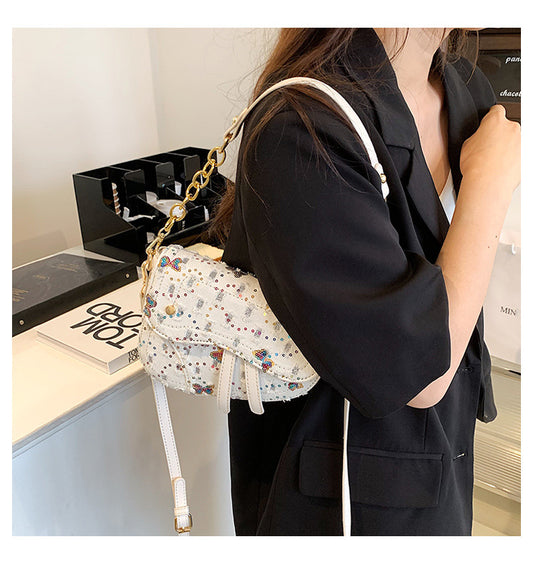 Single Shoulder Messenger Bag Personalized Canvas