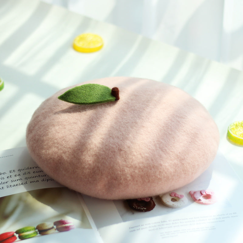 Children's Baby Sweet And Cute  Peach Beret